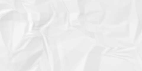 White paper crumpled texture. white fabric textured crumpled white paper background. panorama white paper texture background, crumpled pattern texture backgrund.