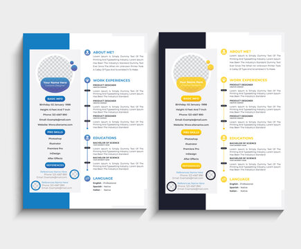 creative resume template