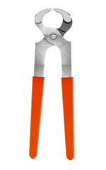 Pliers on transparent background.