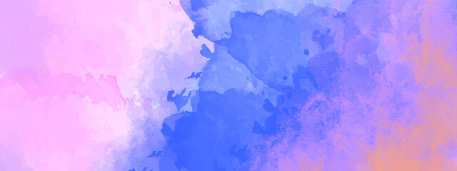 A Colorful Brushed Painted Abstract Background  watercolor illustration background ,Paint stains with spots, blots, grains, splashes. Colorful wallpaper.