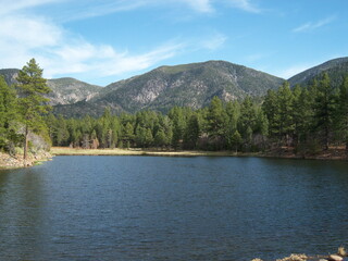 lake in the mountains