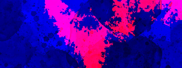 A Colorful Brushed Painted Abstract Background  watercolor illustration background ,Paint stains with spots, blots, grains, splashes. Colorful wallpaper.