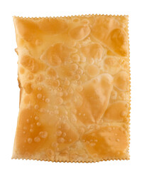 Pastel frito recheado isolado fechado  grande