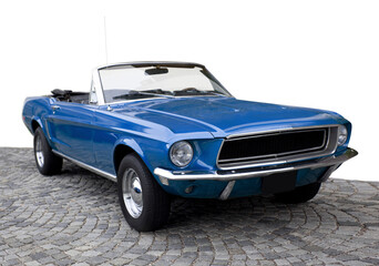 Typical american muscle car