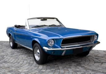 Typical american muscle car