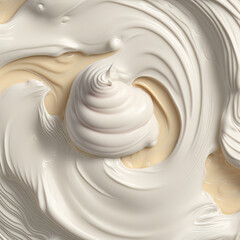 Fototapeta na wymiar Ice cream texture. AI render