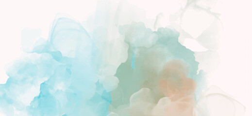 Hand painted abstract color background, vector illustration