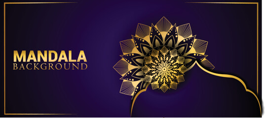 Luxury mandala background with gradient color, pattern Arabic Islamic east style.decorative mandala for print