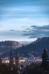 Blick über Ketzerbach nach Marburg, keine Personen