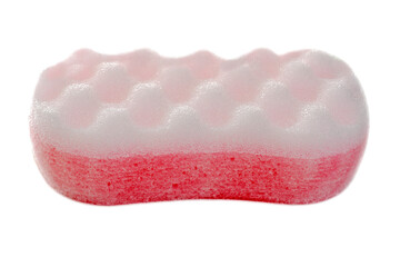 Plakat pink sponge isolated, png file