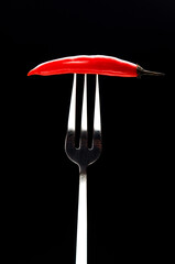 fork with pepper