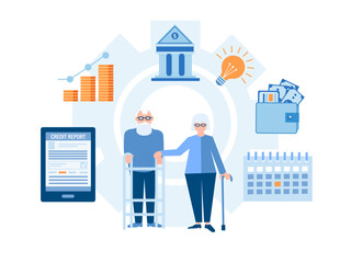 Bank loan, savings and investments for pensioners