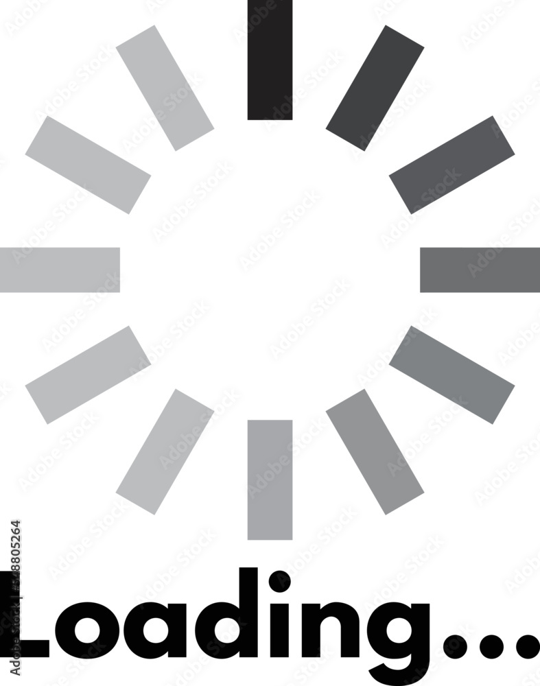Poster download sign vector . data loading bar. loading icon design