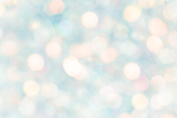 Fototapeta premium Christmas background. Blurred defocused multicolor lights. Basis for a postcard.
