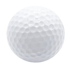 a single white golf ball