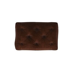 soft pouf isolated on white background, interior furniture, 3D illustration, cg render