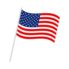 Flag of the United States, illustration