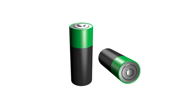 Rendering of AA battery size