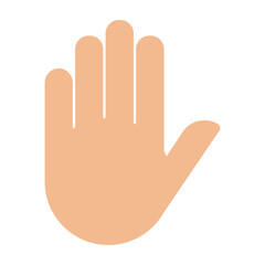 Hand stop icon