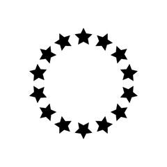 star icon in trendy flat design