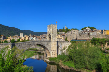 View of Besalu, Spain
