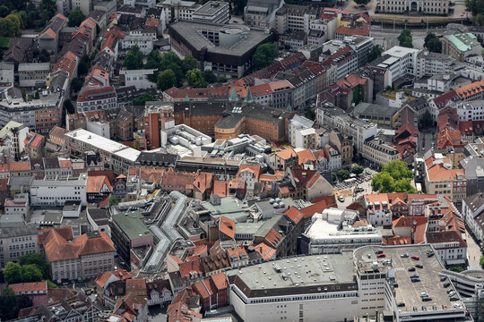 Luftbild Kohlmarkt Braunschweig