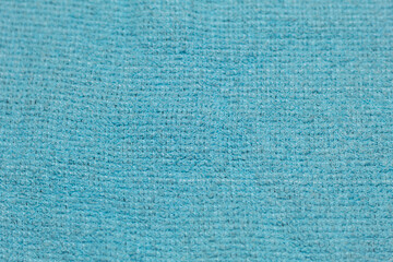 Texture of a clean blue rag