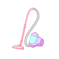 Vacuum Hoover Illustration