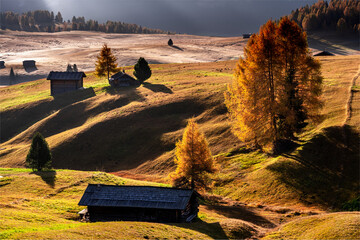 Plener fotograficzny jesień w Dolomitach