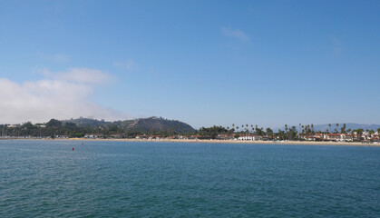 The Golden Coast as seen from Stearns Wharf in Santa Barbara, California, USA