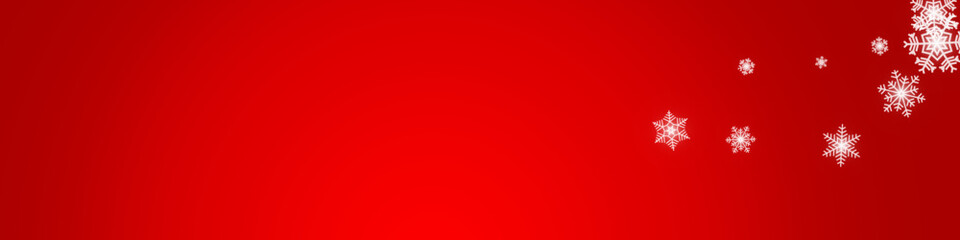 Silver Snowflake Vector Transparent Panoramic