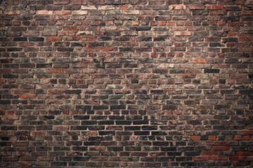 Old brick wall. Grunge textured background