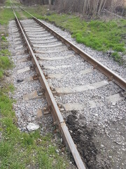 Obraz premium railway in the countryside