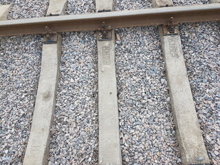 Naklejka premium railway tracks in a row