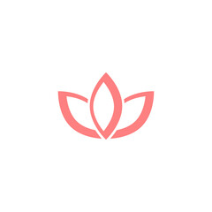 Lotus flower icon.