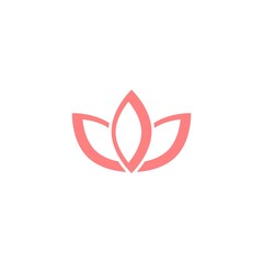 Lotus flower icon.