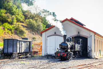 Train de l'Ardèche, Museumsbahn durchs Rhonetal, Frankreich 