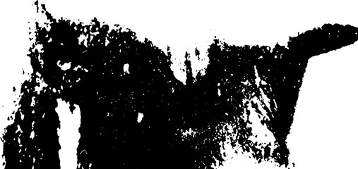 Rustic grunge vector texture with grain and stains. Abstract noise background. Weathered surface. Dirty and damaged. Detailed rough backdrop. Vector graphic illustration with transparent white. EPS10.