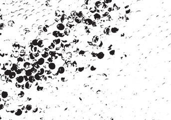 Rustic grunge vector texture with grain and stains. Abstract noise background. Weathered surface. Dirty and damaged. Detailed rough backdrop. Vector graphic illustration with transparent white. EPS10.