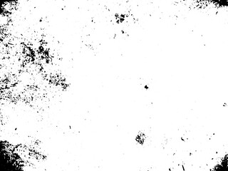 Rustic grunge vector texture with grain and stains. Abstract noise background. Weathered surface. Dirty and damaged. Detailed rough backdrop. Vector graphic illustration with transparent white. EPS10.
