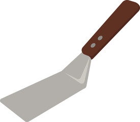 short flat spatulas