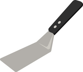 short flat spatulas