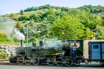 Train de l'Ardèche, Museumsbahn durchs Rhonetal, Frankreich 