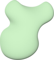 Abstract pastel shape 3d background. Decorative stone.	