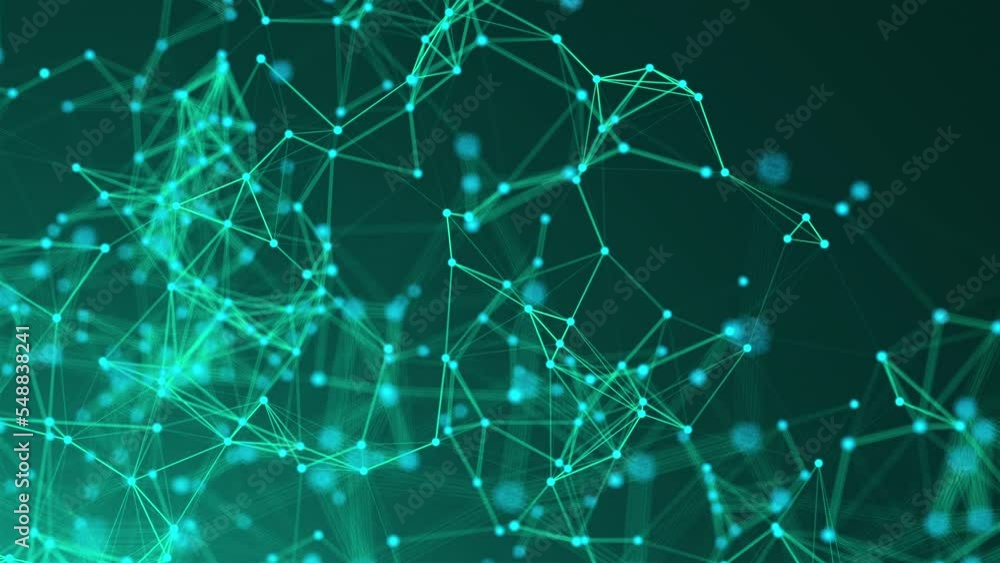 Poster abstract connection dots. computer generated 3d render