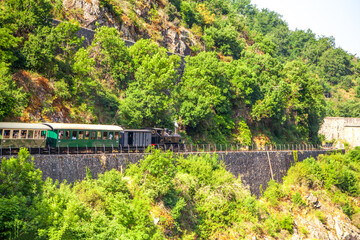 Train de l'Ardèche, Museumsbahn durchs Rhonetal, Frankreich 