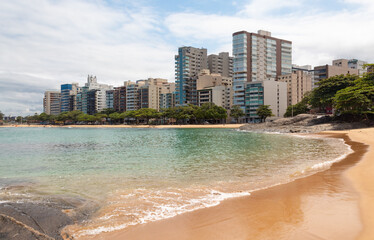 Naklejka premium Praia dos namorados e das castanheiras Guarapari região metropolitana de Vitória, Espirito Santo, Brasil