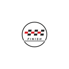 Race flag icon design