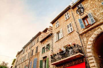 Fototapeta na wymiar Historische Altstadt von Vence, Provence, Frankreich 