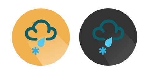 Weather icon, Cloud, rain, snow, rain drop, snowflake icons, forecast, Climate and Meteorology icons , Weather logo Colorful vector icons 